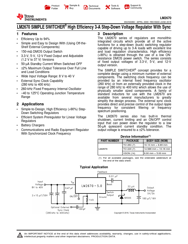 LM2670S-5.0