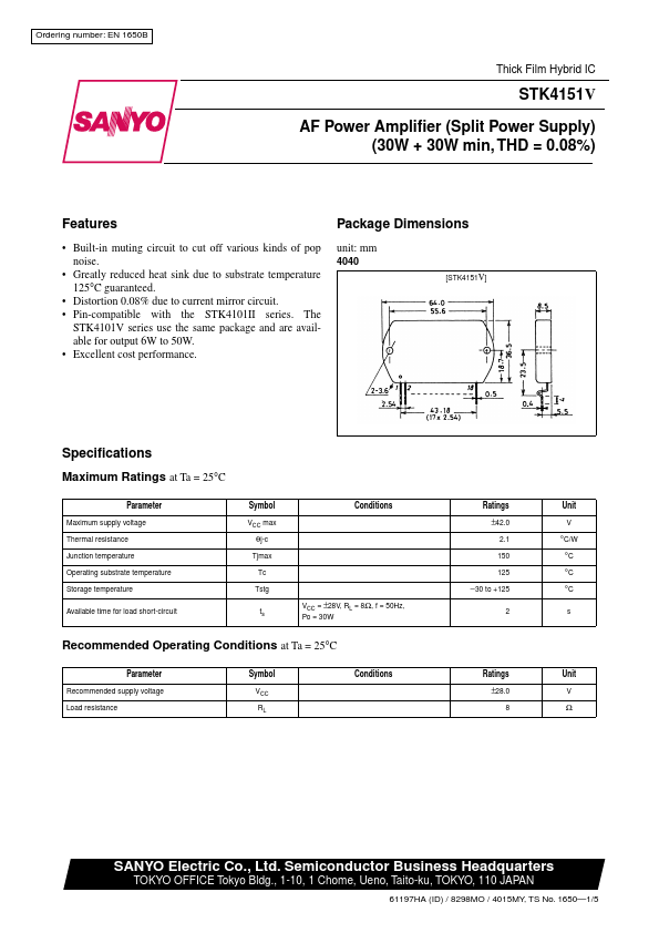 STK4151V