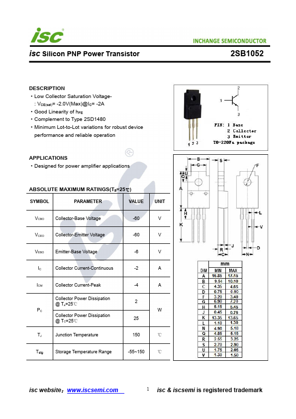 2SB1052