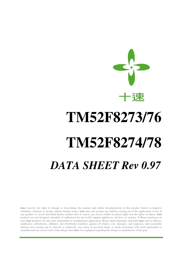 TM52F8276 Datasheet Preview