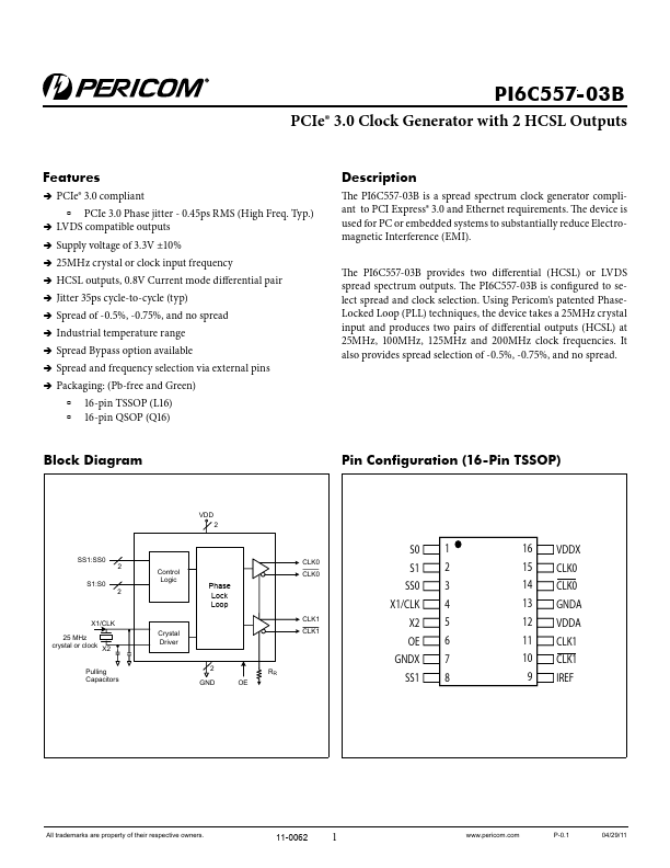 PI6C557-03B