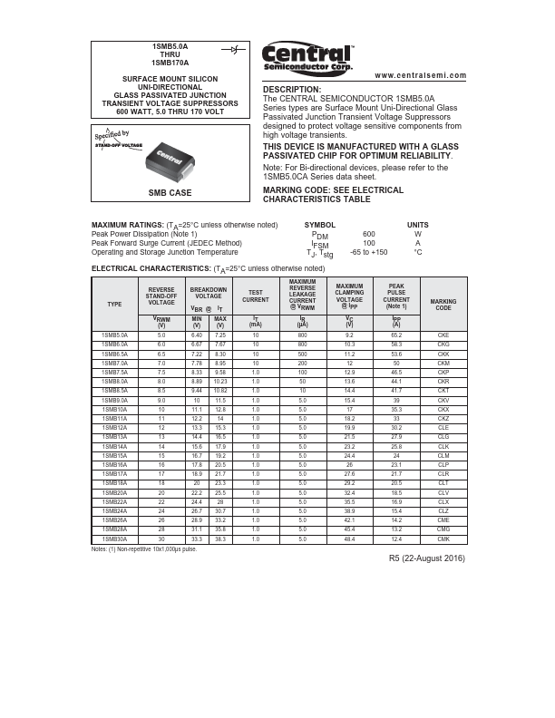 1SMB8.5A