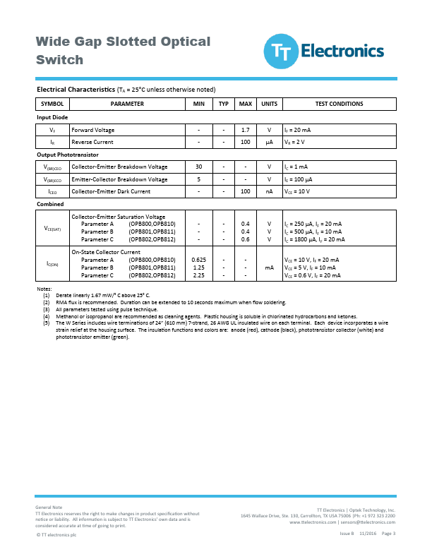 OPB811W