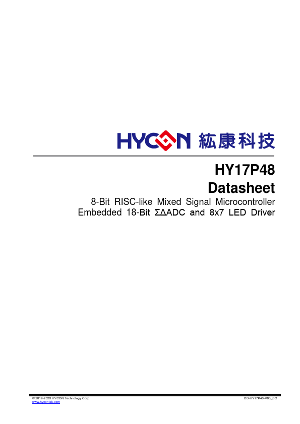 HY17P48 Datasheet Preview