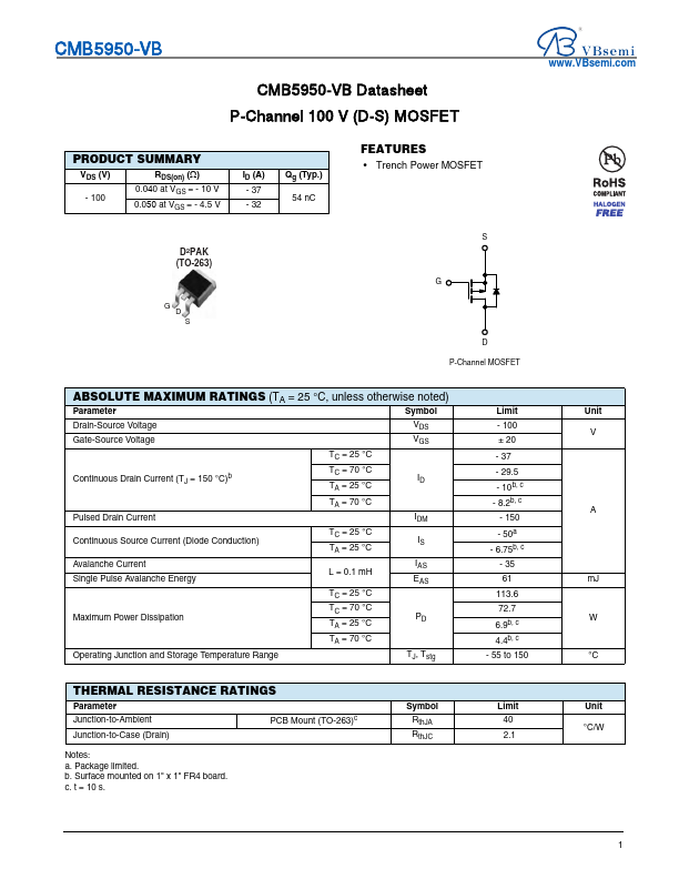 CMB5950 Datasheet Preview