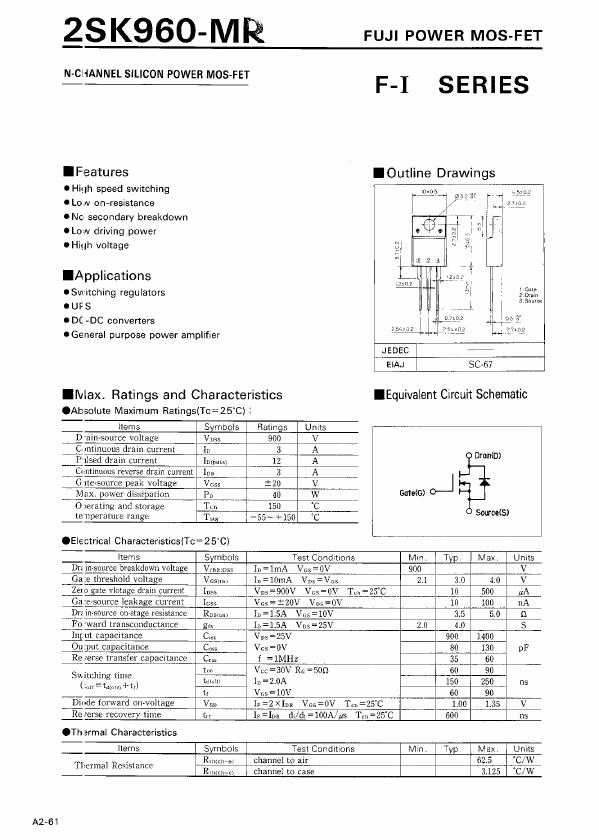 2SK960-MR