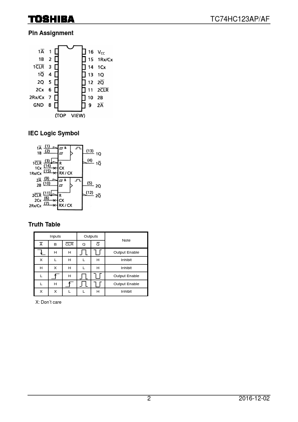 TC74HC123AP