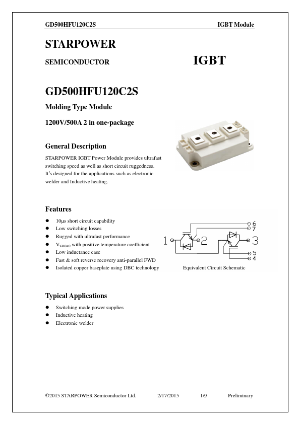 GD500HFU120C2S Datasheet Preview