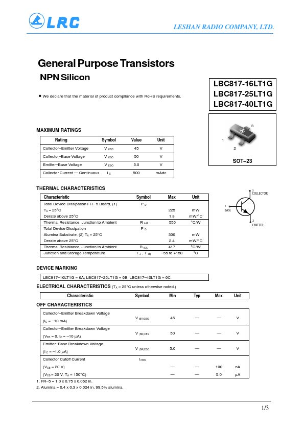 LBC817-16LT1G