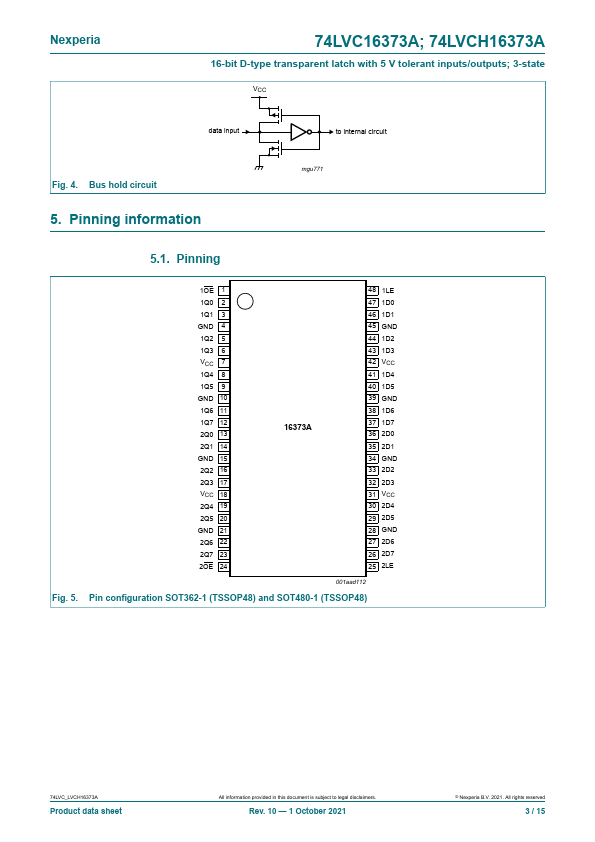 74LVCH16373A