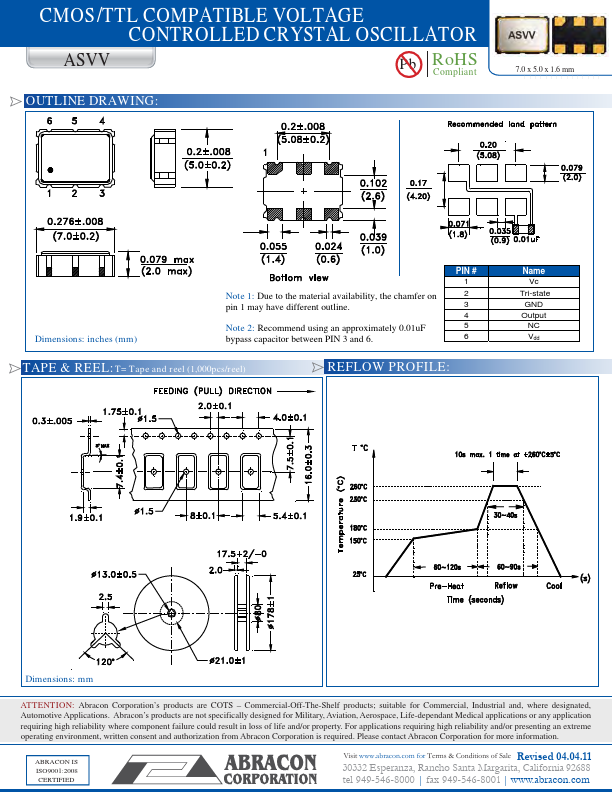 ASVV-54.000MHZ-C25-N102-T