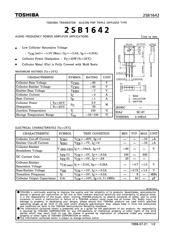 2SB1642