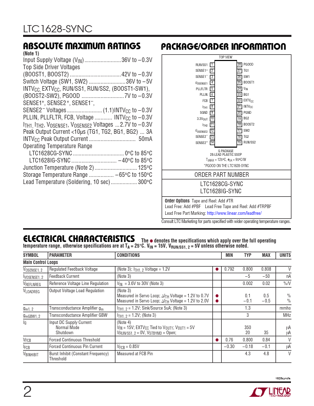 LTC1628-SYNC