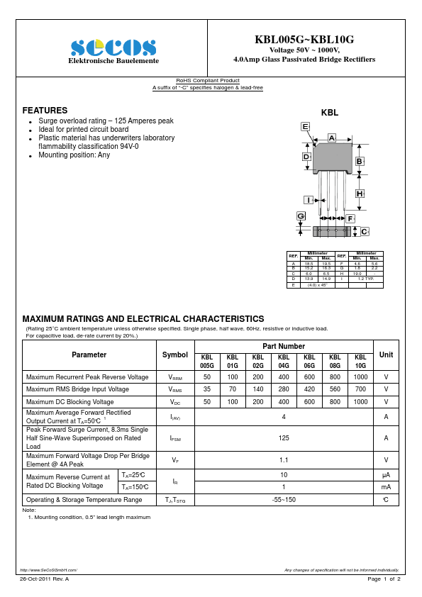 KBL06G