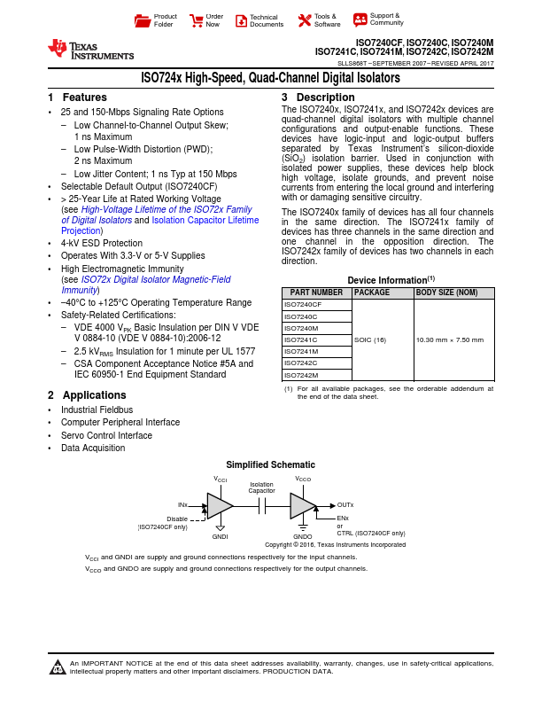 ISO7240CF