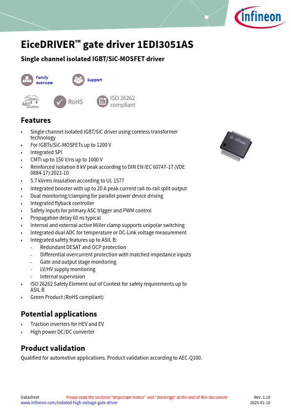 1EDI3051AS Datasheet Preview