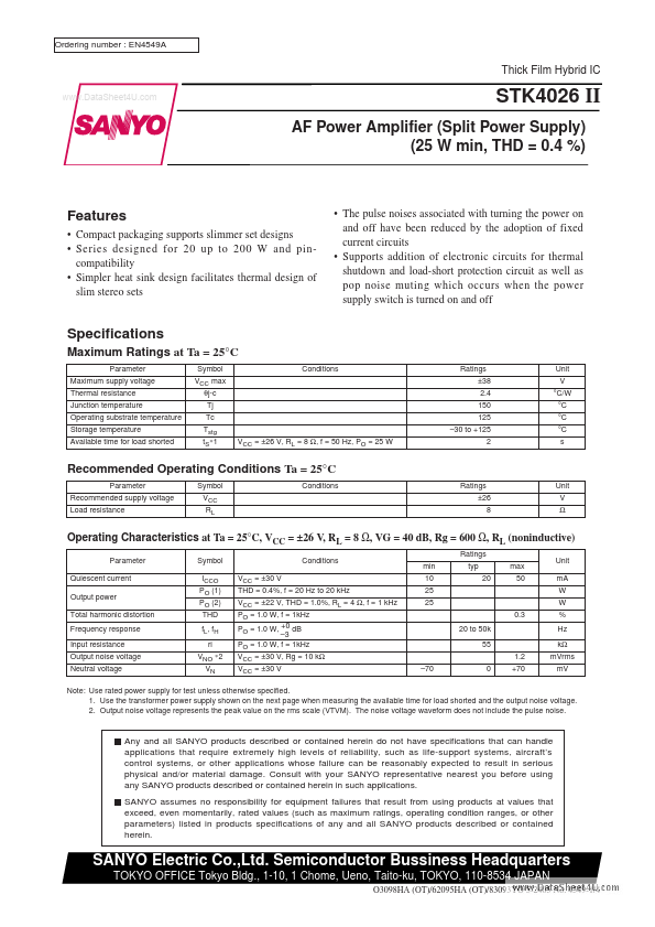 STK4026II