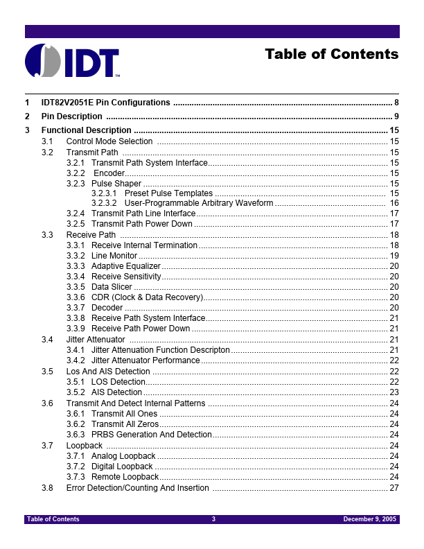 IDT82V2051E