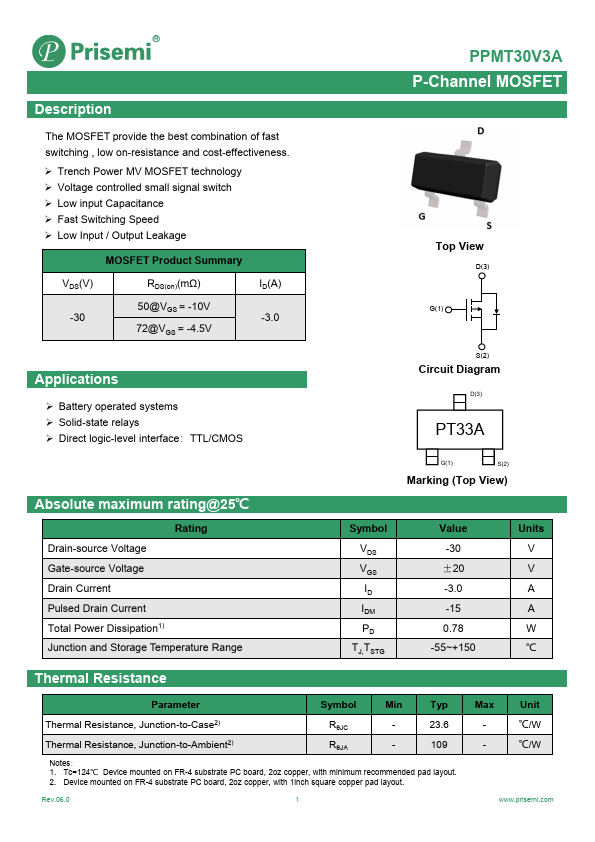 PPMT30V3A Datasheet Preview