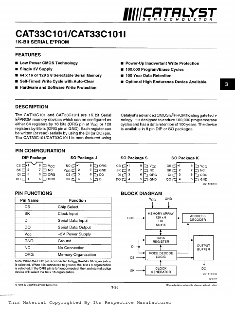 CAT33C101I