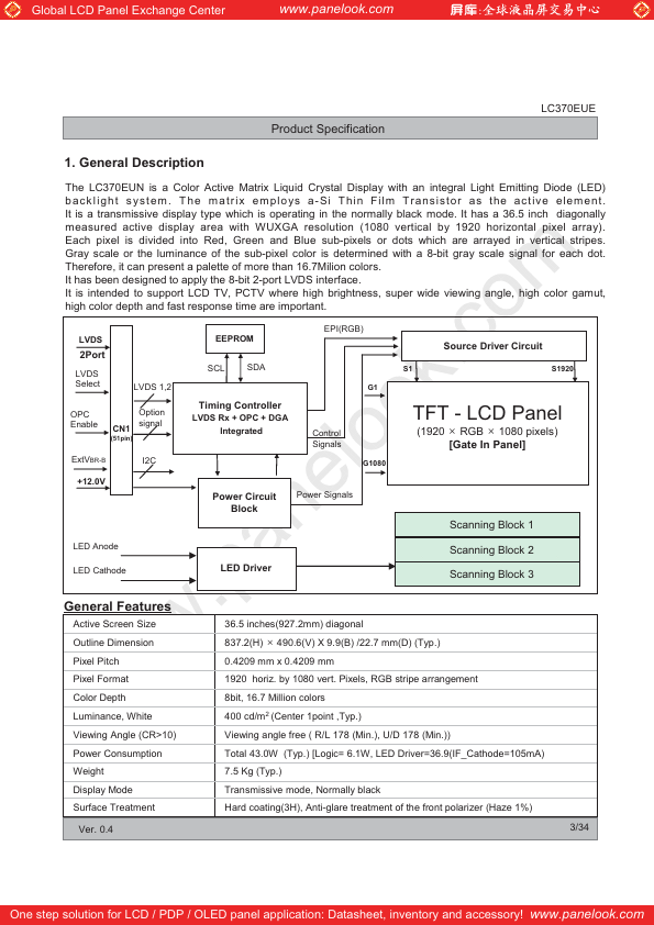 LC370EUE-SEM1