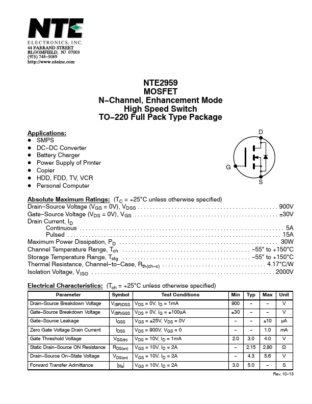 NTE2959