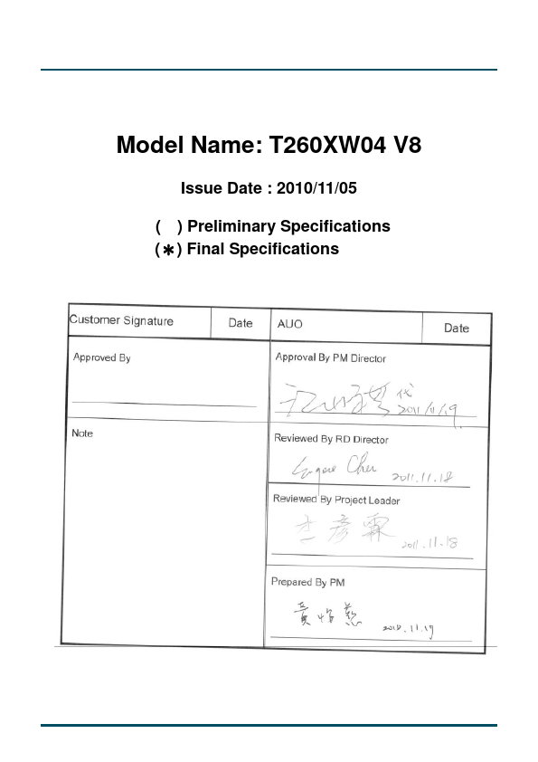 T260XW04-V8