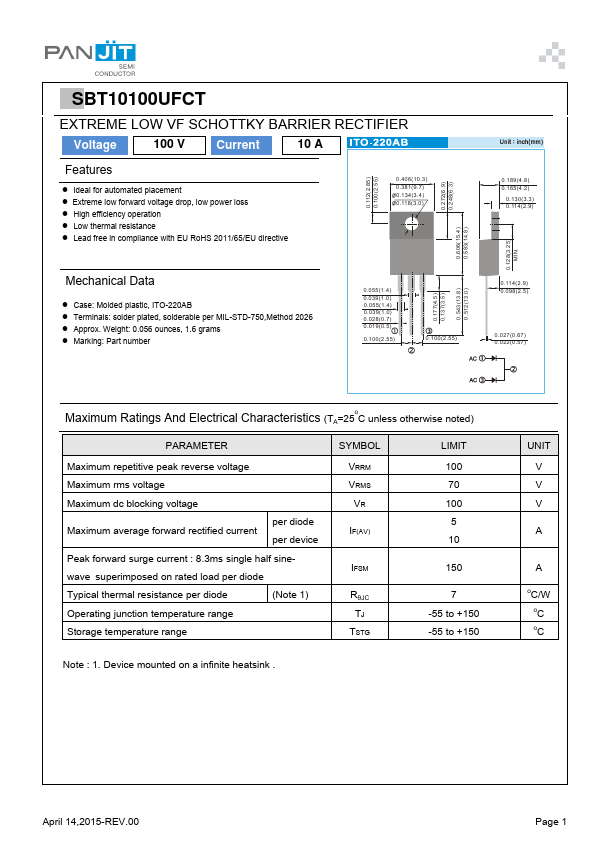 SBT10100UFCT