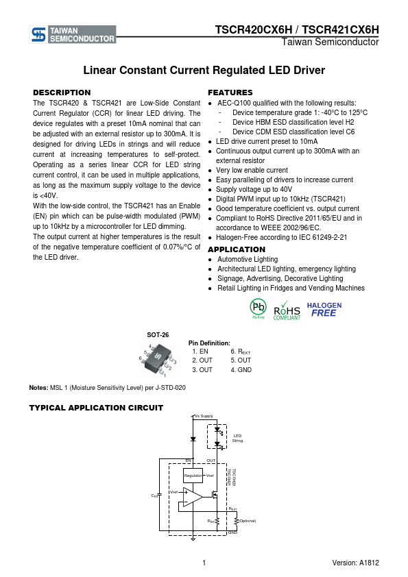 TSCR420CX6H