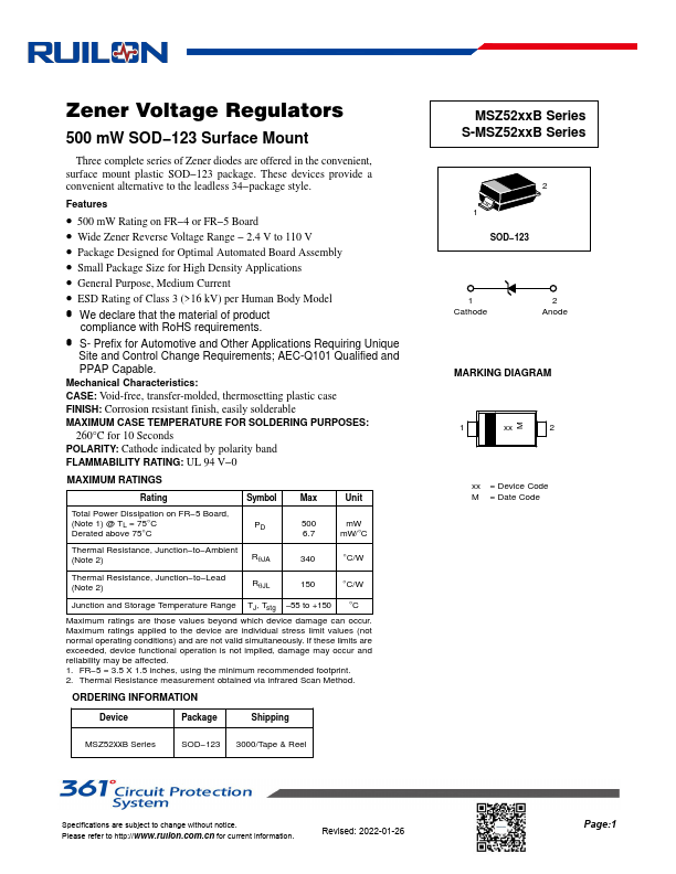 MSZ5232B Datasheet Preview