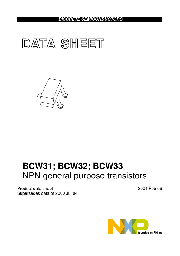 BCW33 Datasheet Preview