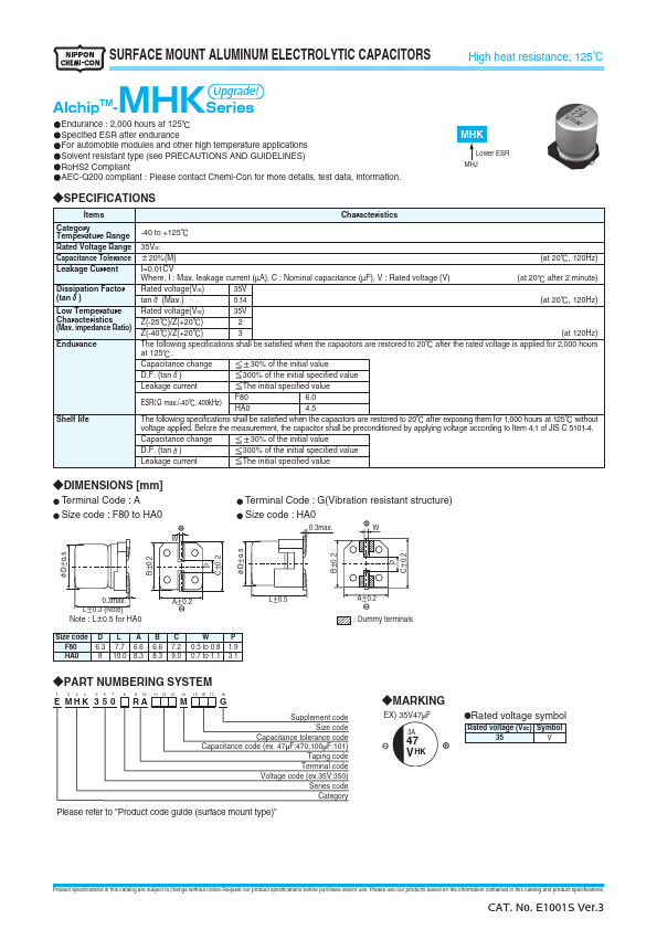 EMHK350ARA470MF80G