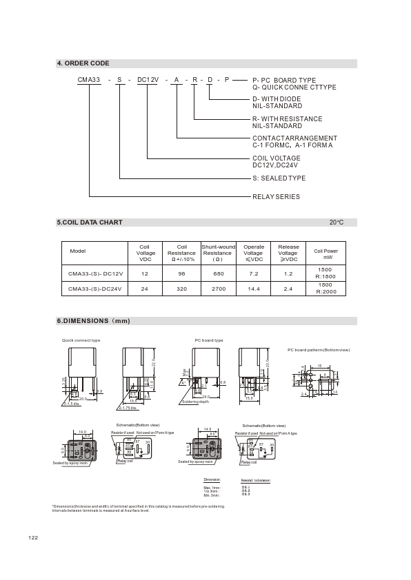 CMA33-S-DC12V