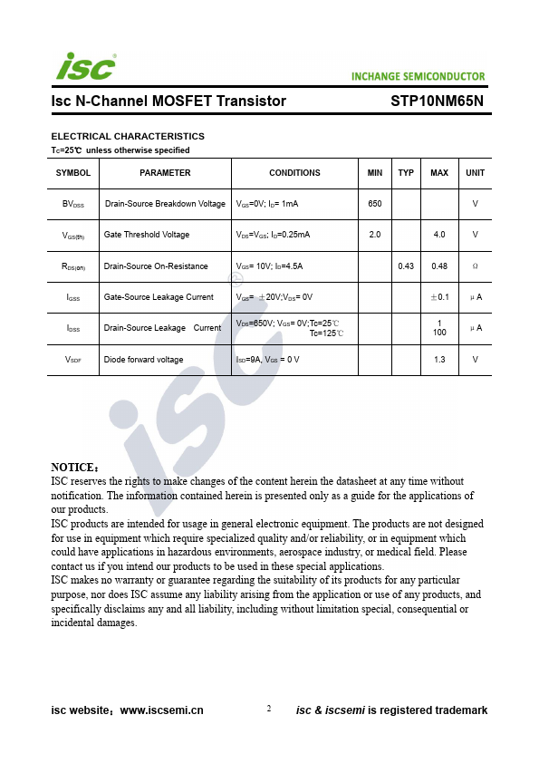 STP10NM65N