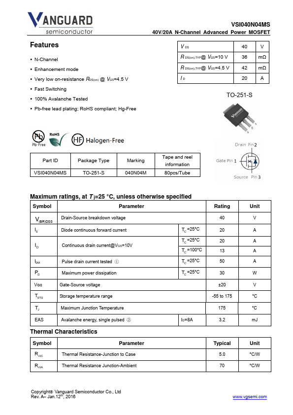 VSI040N04MS