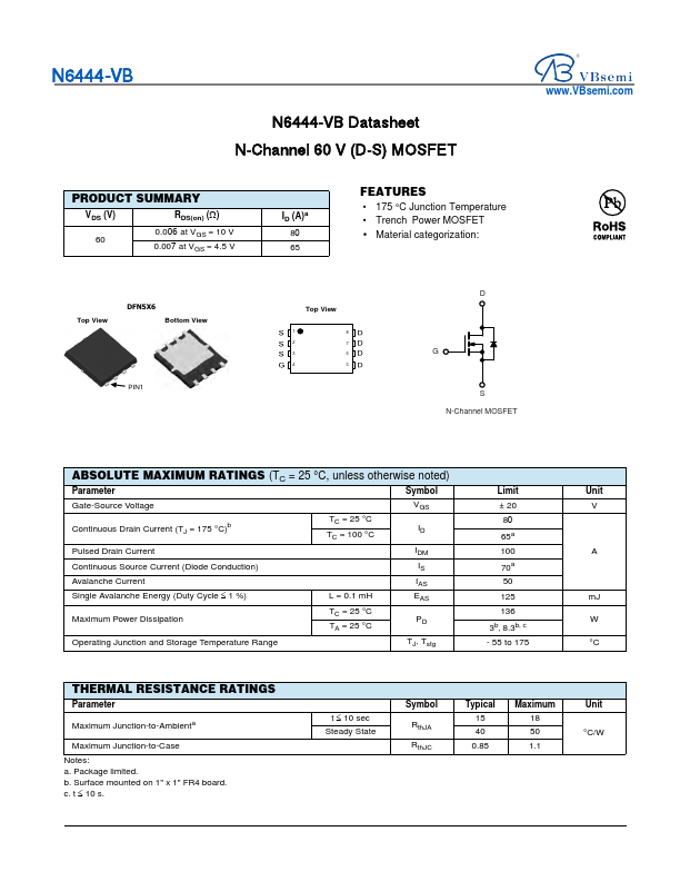 N6444 Datasheet Preview