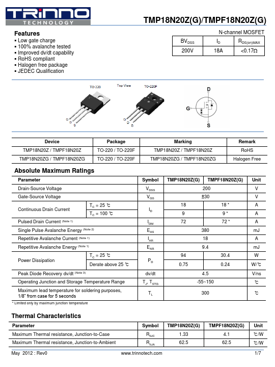 TMP18N20ZG