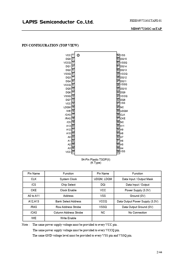 MD56V72161C-10TAP