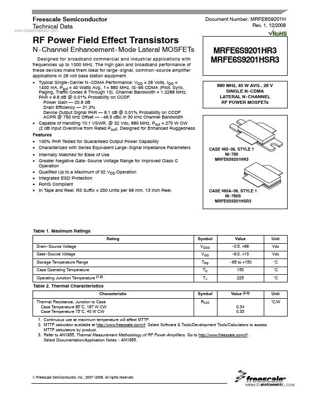 MRFE6S9201HR3