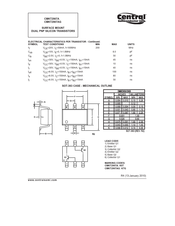 CMKT2907AG