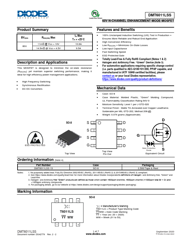 DMT6011LSS