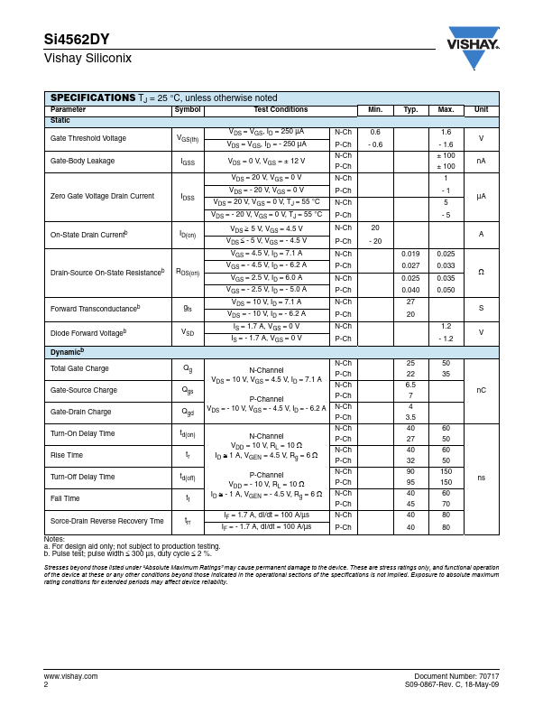 SI4562DY