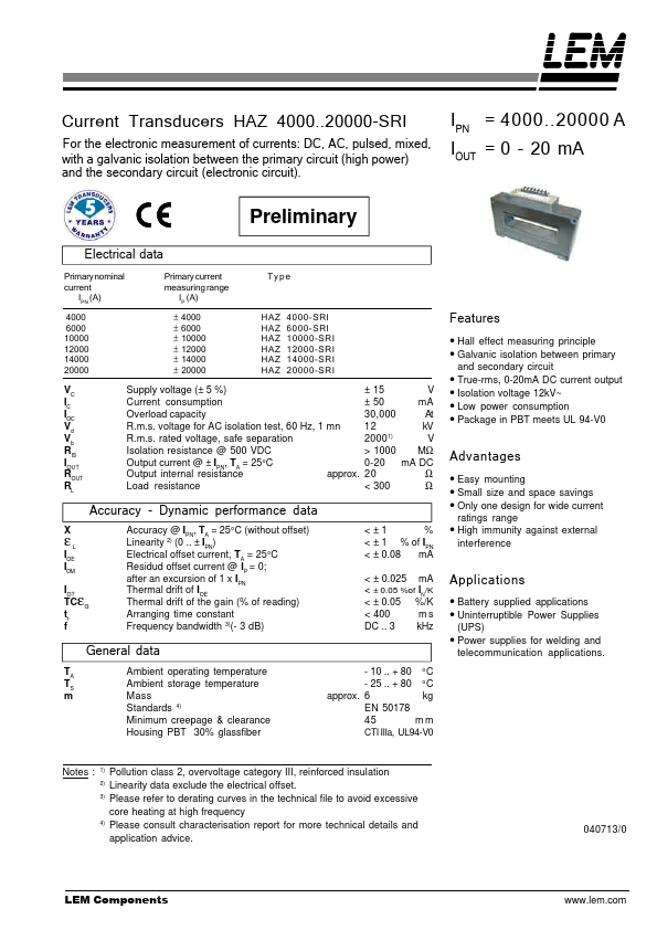 HAZ4000-SRI