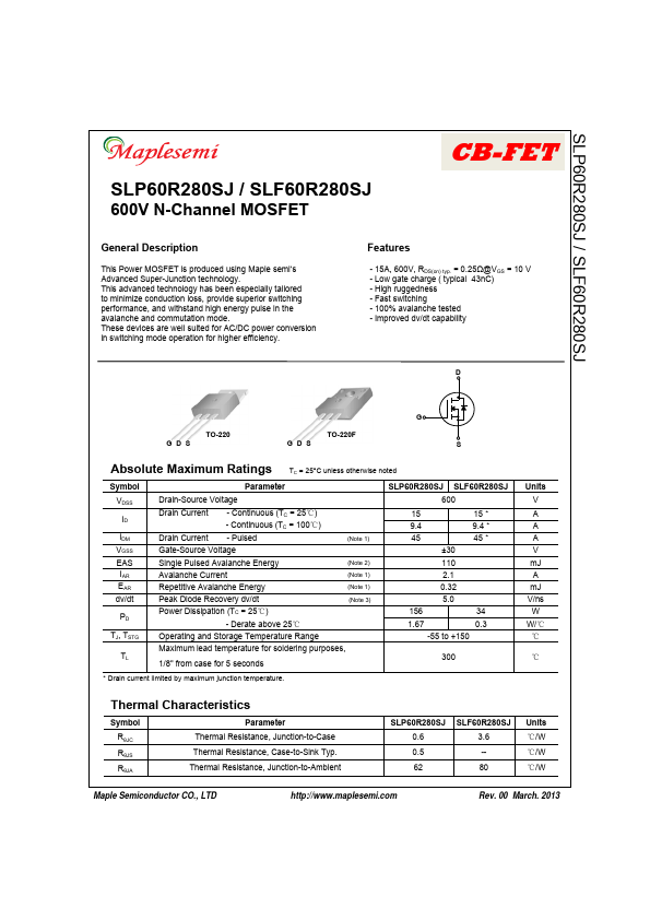 SLF60R280SJ