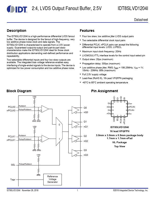 IDT8SLVD1204I