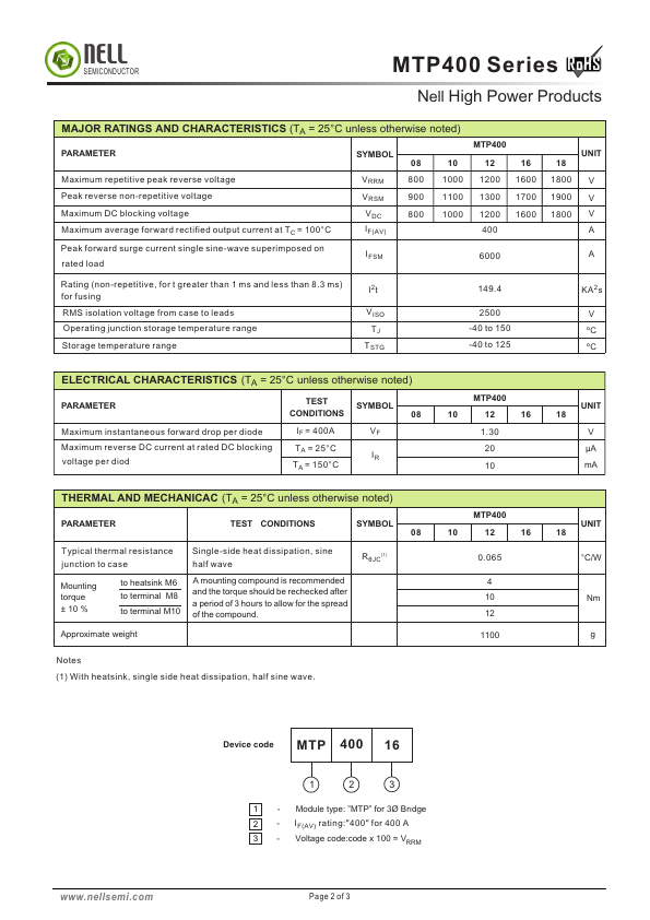 MTP40018