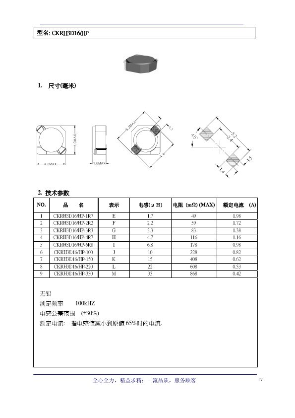 CKRH3D16-HP