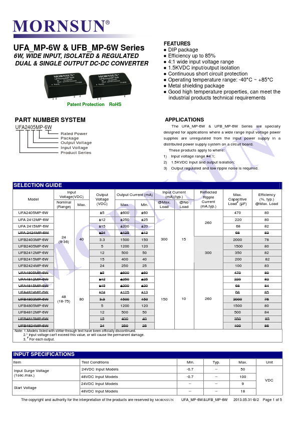 UFB4812MP-6W