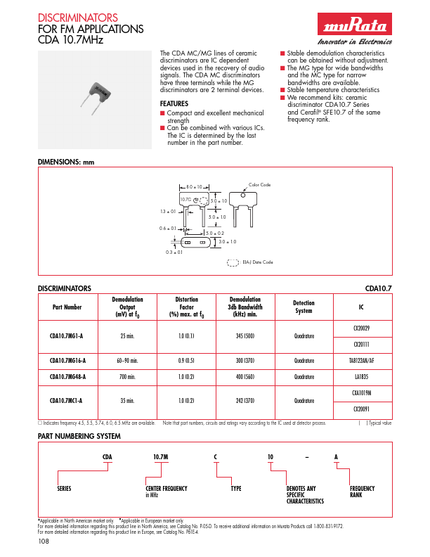 CDA10.7MG48-A