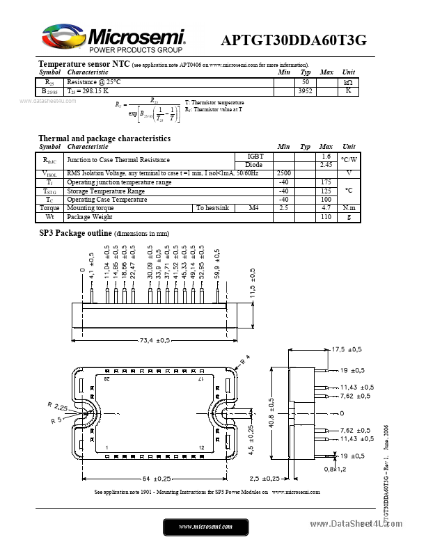 APTGT30DDA60T3G